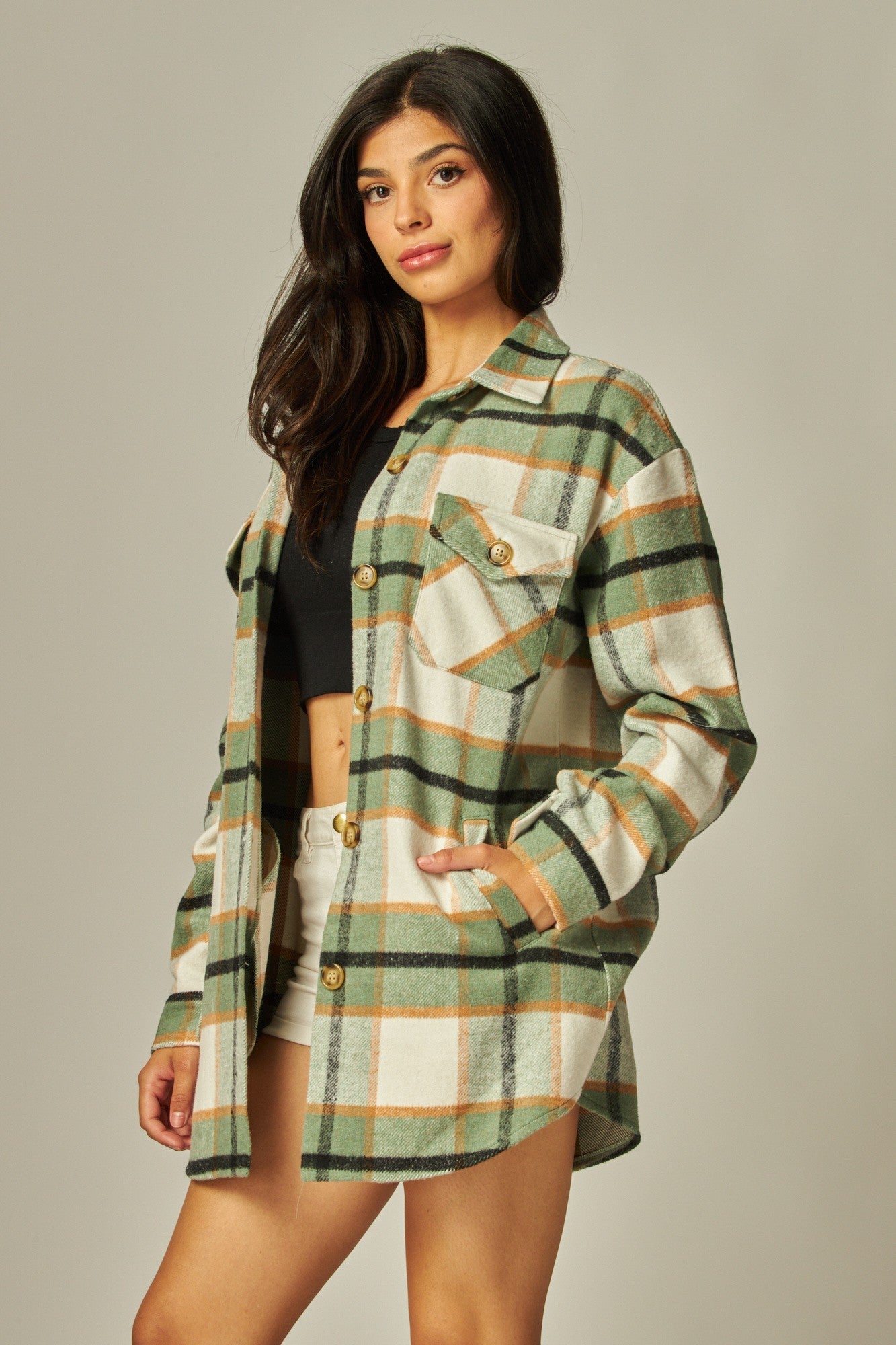 Oversized Flannel Shacket