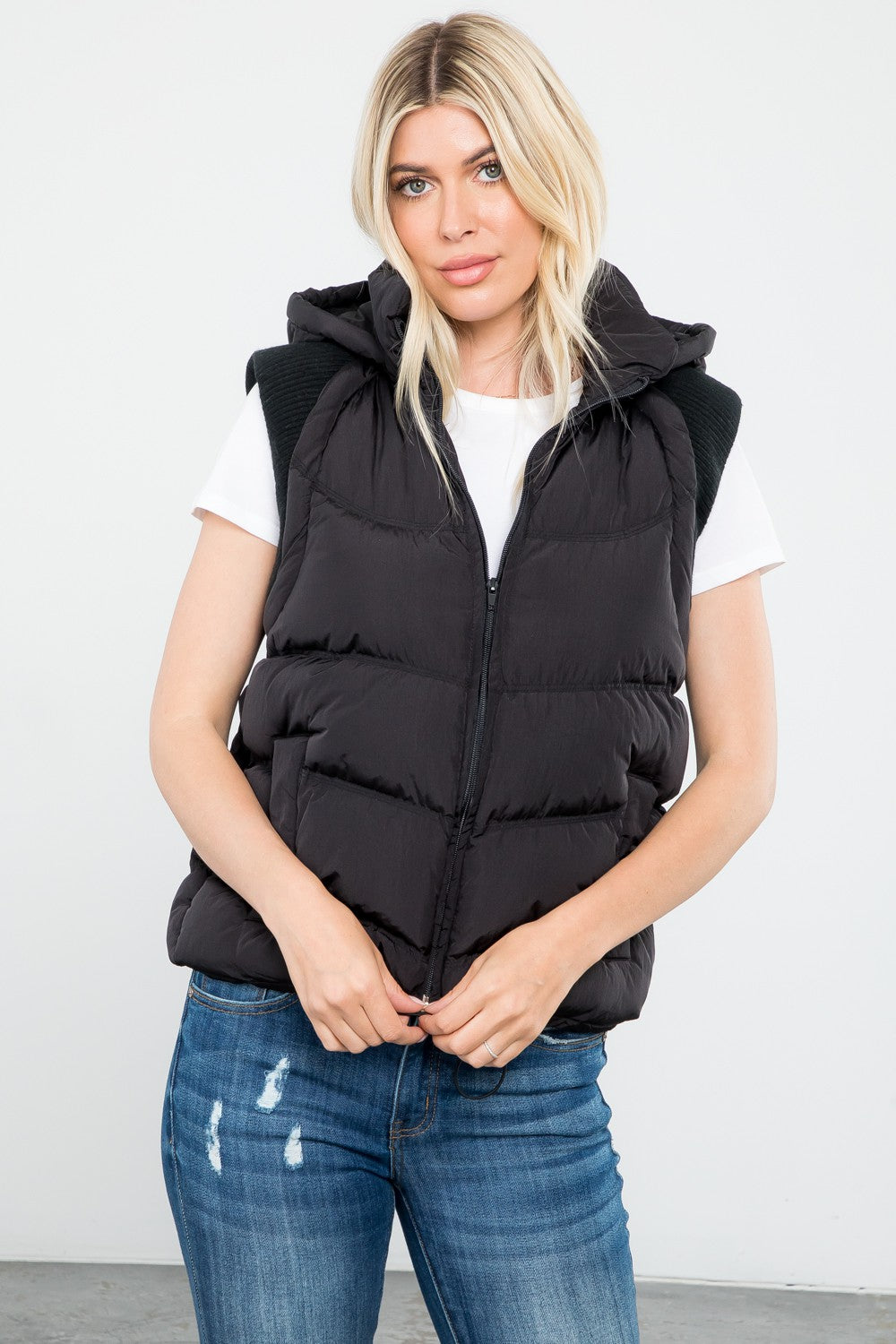 Hooded Puffer Vest