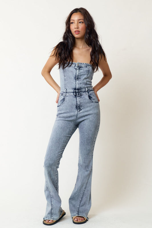 Nashville Denim Romper